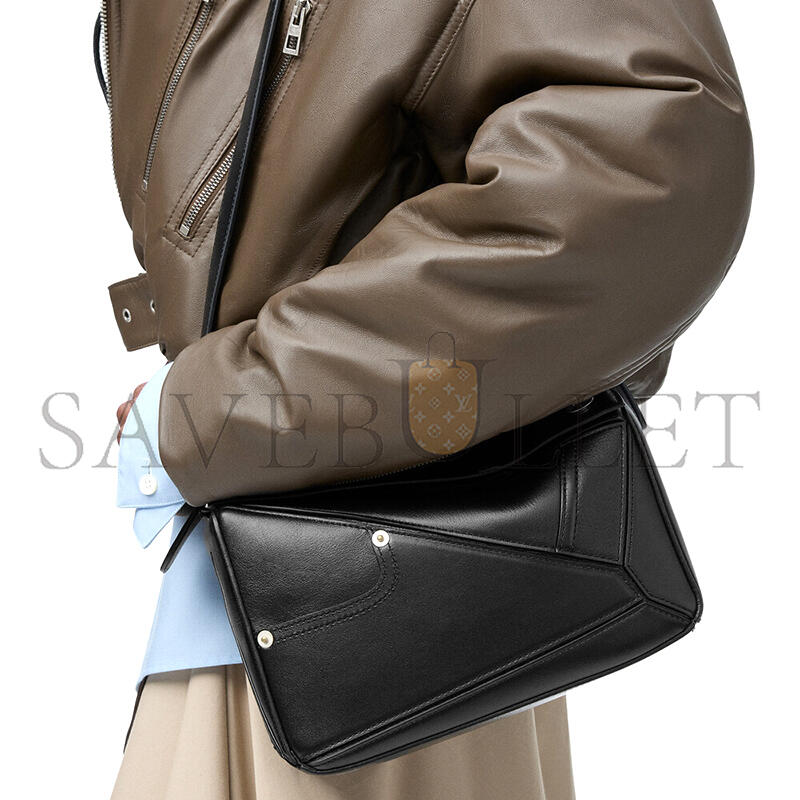 LOEWE PANTA SMALL PUZZLE BAG IN SHINY CALFSKIN A510S21XCQ (24*16.5*10.5cm)